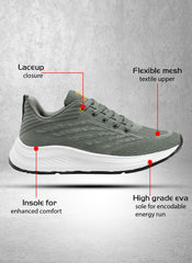 Lightweight Sports Running Walking Trekking Shoes For Men (SCZ-5603)