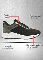 Lightweight Sports Running Walking Trekking Shoes For Men (SCZ-5601)