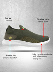 Lightweight Sports Running Walking Trekking Shoes For Men (SCZ-5503)