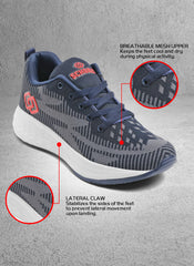 Lightweight Sports Running Walking Trekking Shoes For Men (SCZ-5508)